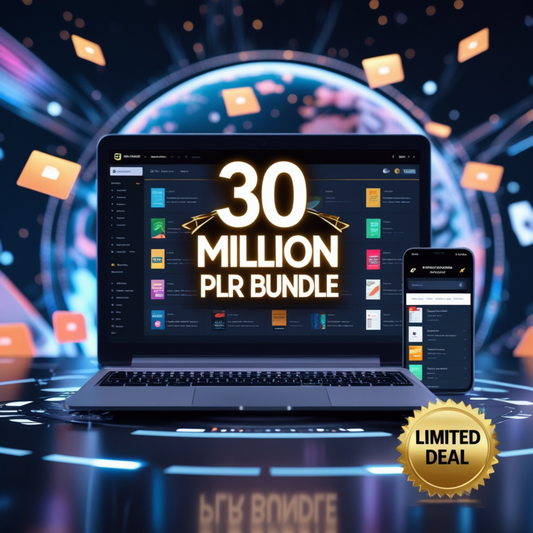 30+ Million Digital Products Bundle Resell MRR PLR, Digital Downloads, passive income, Luxury Reel, AI Prompt, Faceless Social Media Post